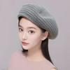 New Three Dimensional Shaped and Elegant Autumn and Winter Beret Women's Versatile Wool Octagonal Hat Showing Face Little Retro Painter Hat