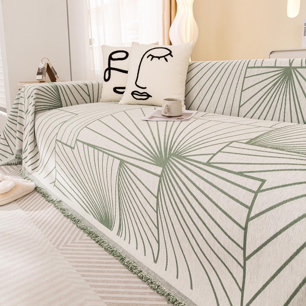 

Подушка для дивана из шенилла, полностью покрытая тканью, универсальный нескользящий чехол для дивана Four Seasons, новый чехол из ткани с защитой от царапин, одеяло 180X130