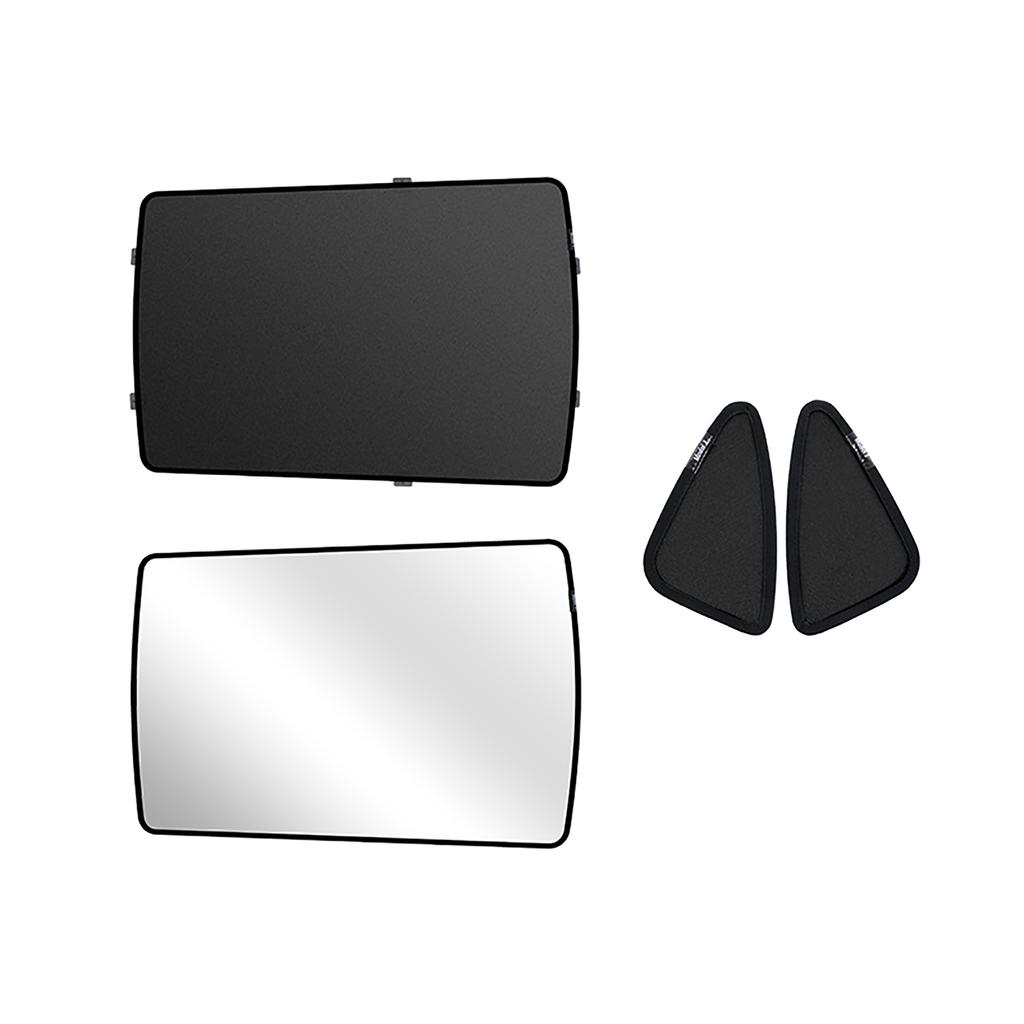 Upgrade Sun Shades Glass Roof Sunshade for Tesla Model 3 / Y 17-21 2024 Front Rear Sunroof Windshield Skylight Blind Shading Net