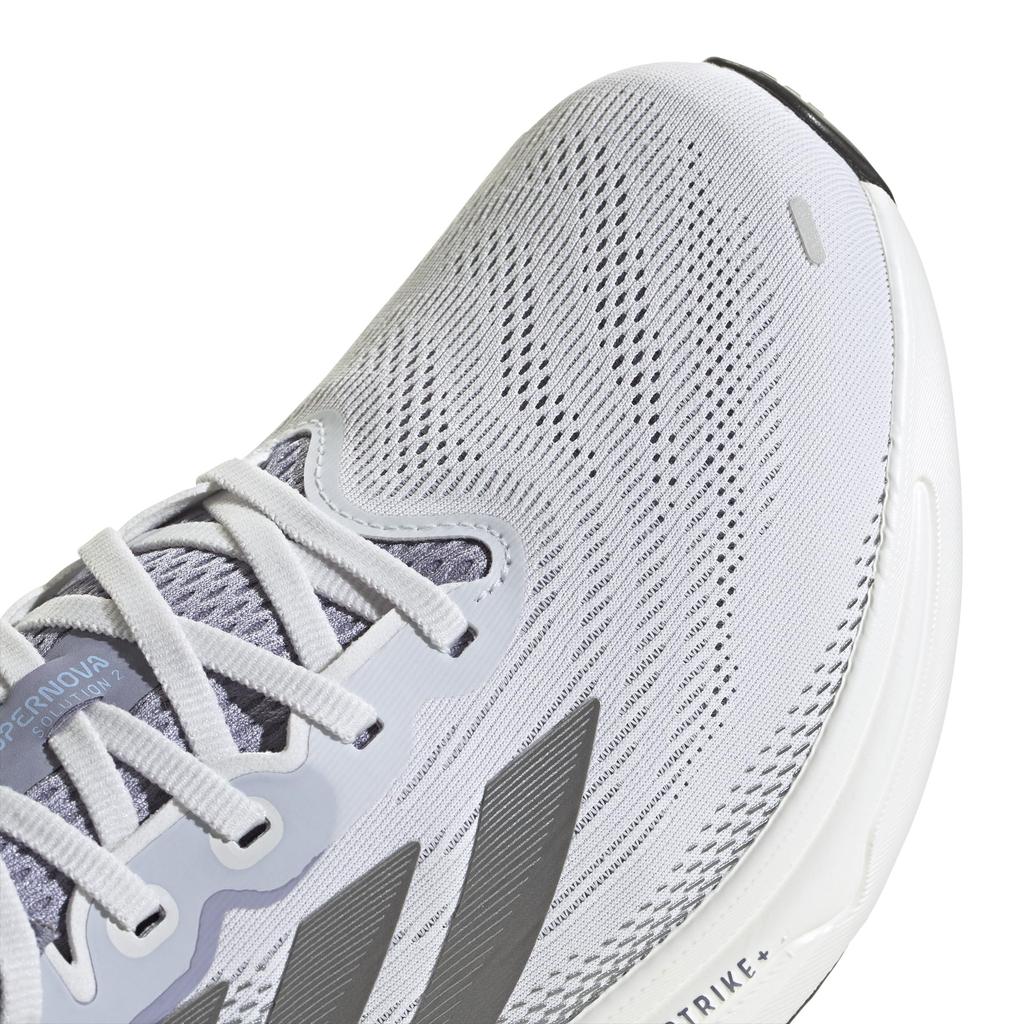 Adidas Supernova Solution 2 Laufschuhe, Unisex Erwachsene, NKM82, Dash Grau/Iron Metallic/Hi-Res Gelb (IH8720), Größe 24.5cm