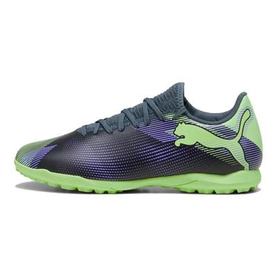 Future Play 7 TF Lights Out Pack Erkek Spor Ayakkabı Siyah Gri-Gökler Elektro-Mor 107943-03