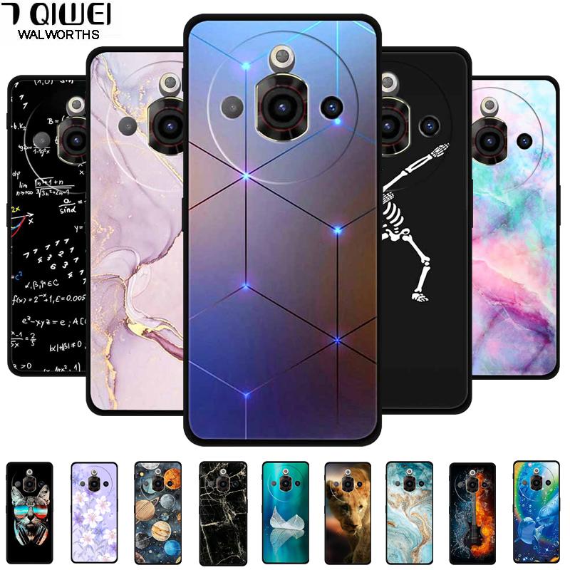Funda For ZTE Nubia Focus Pro 5G Soft Bumper For Nubia Focus Pro Black Silicone Phone Cases Nubia Focus Pro 5G Protective Coque