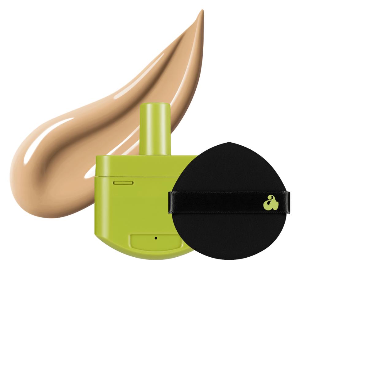 

UNLEASHIA - Здорово-зелений кушон Satin Wear Healthy-Green Re-Feel 22N Sienna SPF30 PA++, 15 г - Запасний блок для кушона