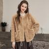 Bailuyu Women's Winter Faux Fur Coat