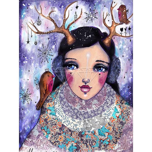 DIY 5D Diamond Painting Comic for Girl Diamond Mosaic Cross Stitch Kits Home Decoration Full Round Diamond Embroidery