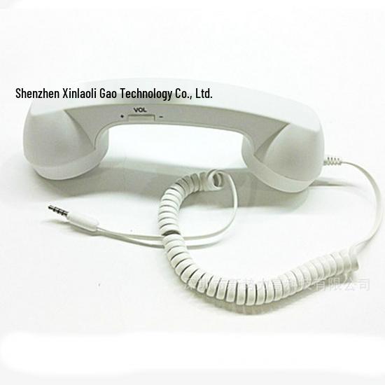 Sofort verfügbar Retro-Stil Mädchenhaftes Telefonhörer mit einstellbarer Lautstärke und Mikrofon für Schüler