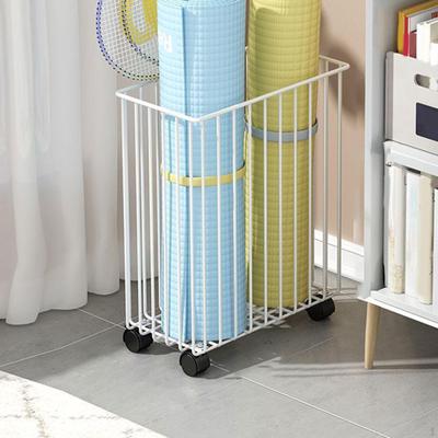 Cesto para ropa sucia, Contenedor de almacenamiento para esterilla, Cesto con rueda para correa