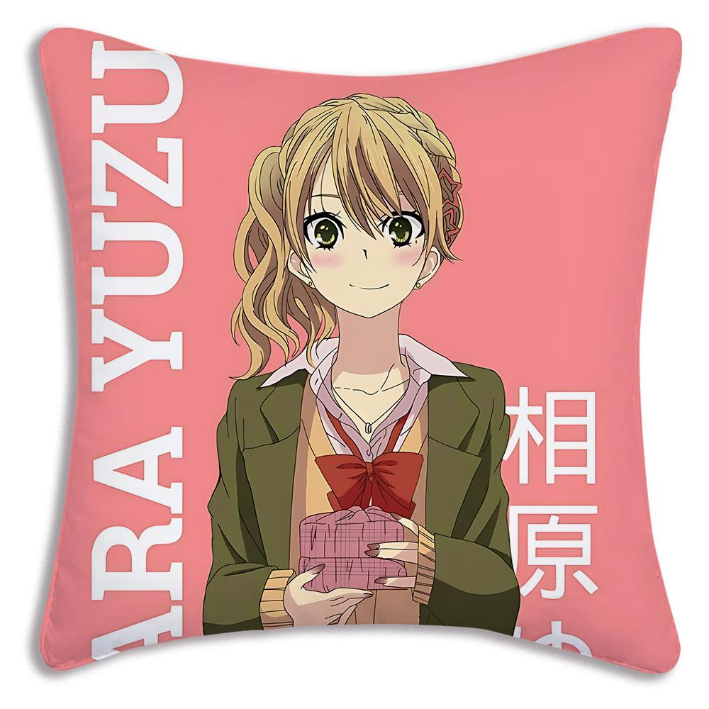 Cute GL Anime C-Citrus Hot Pillow Covers Cartoon Sofa Decorative Home Double-sided Printing Short Plush Cute Cushion Cover