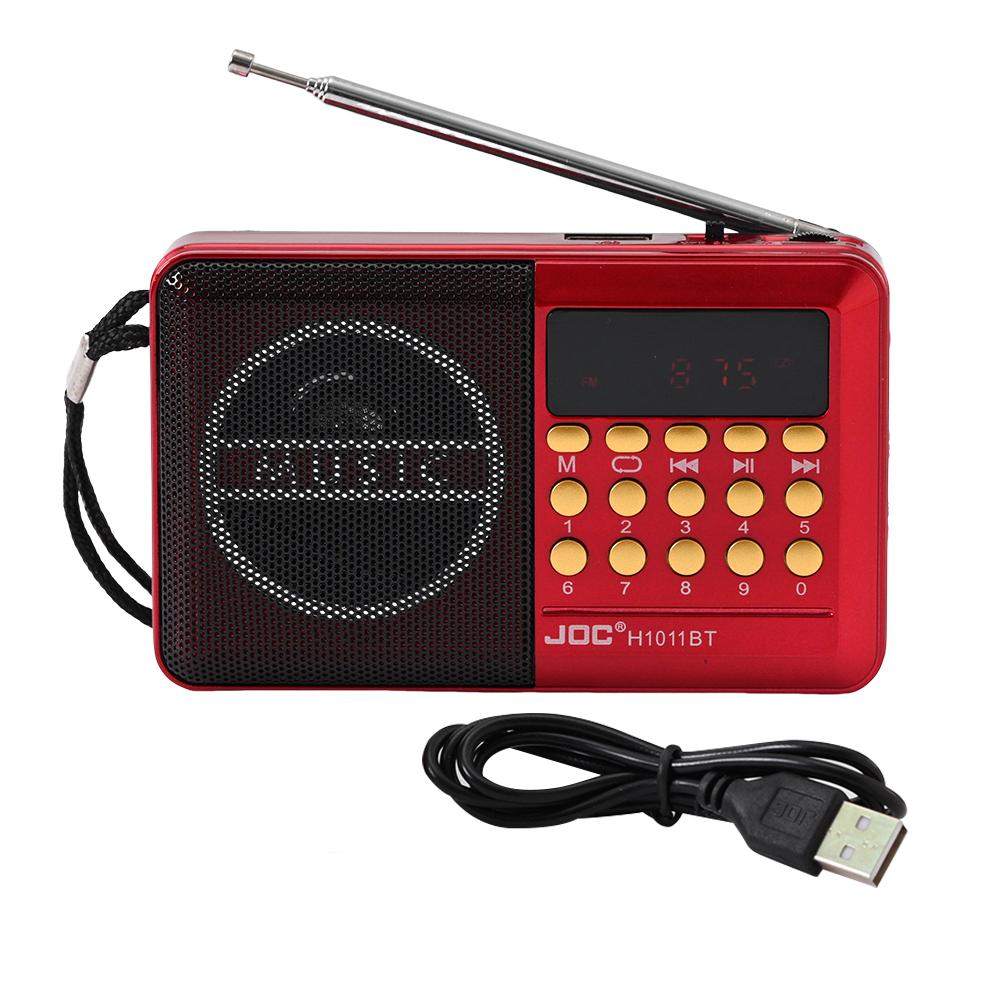 

1200mAh Portable FM Radio with LED Display BT 5.4 Radio Speaker Pocket Radio for Home Travel Gifts for Seniors Elderly