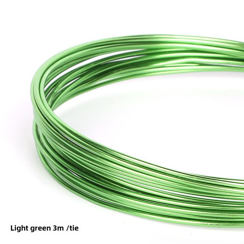 Colored Oxidized Aluminum Wire (1mm-2.5mm) for DIY Crafts & Bicycle Ornaments