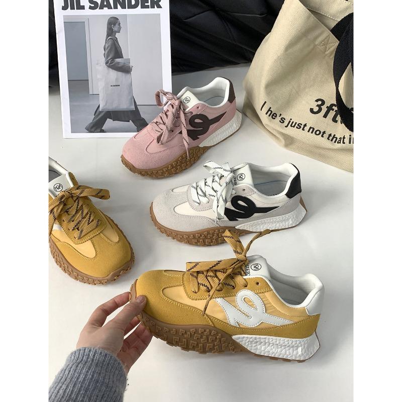 Spring New Versatile Breathable Fashion Casual Shoes Platform Sneakers 3951