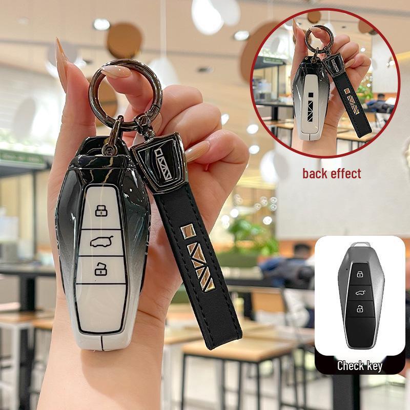 2024 Chery EQ7 Key Cover - Shuxiangjia New Style Metal Shell for iCar03