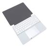   Keyboard with Touchpad Multifunctional Quiet Typing Rechargeable Foldable 64 Key Keyboard for Laptop Tablet