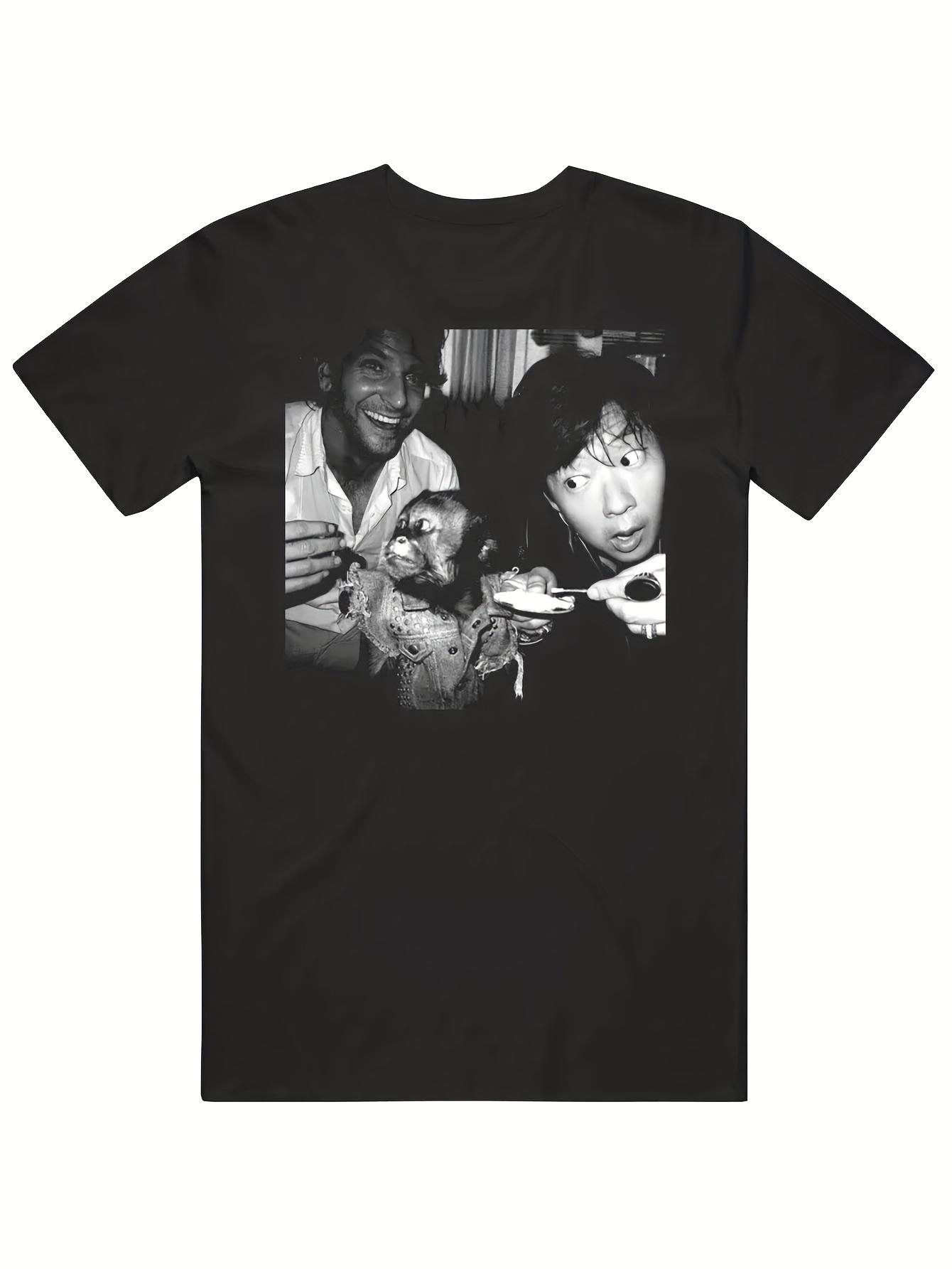 Funny Hangover Pig and Monkey Scene Movie Fan T-Shirt V2 Model XXXXL
