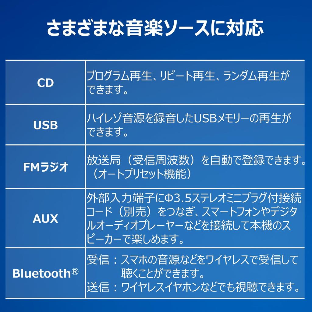 Toshiba AUREX Kabelloses Lautsprechersystem AX-XSS100(K.) CD/FM