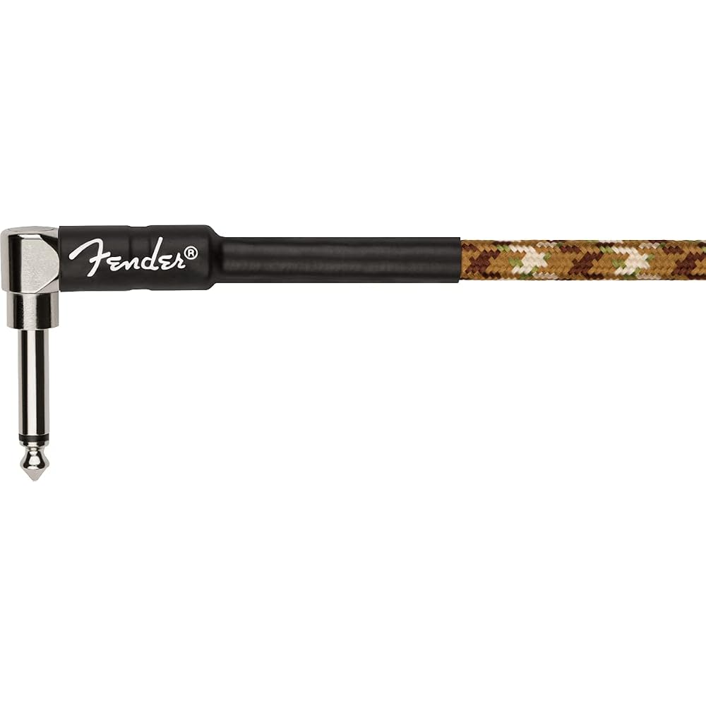 Fender 18.6ft Professional Instrument Cable Straight Angle Desert Camo - 1 Pack