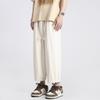 Men's Pure Cotton Casual Pants Versatile Casual Trousers Men's Spring and Autumn New Men's Straight Trendy Loose Pants Men