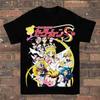 Sailor Moon Cosplay Anime Unisexga T Shirt Summer Cotton Unisex Women Tee Streetwear Casual Trend Oversize Loose Short Sleeve Hip Hop