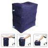 Footrest Pillow 3 Layers Adjustable High Inflatable Travel Foot Rest Pillows Leg Support Resting Pillow PVC On Airplane Car Bus