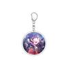 55MM Anime The Dangers In My Heart Keychain Yamada Anna/Yamada Anna  Key Chain Acrylic Model Plate Christmas Gifts