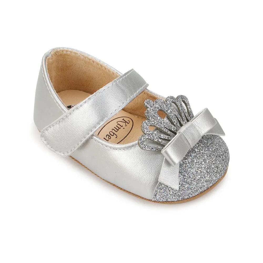 Baby Prinzessin Schuhe Weiche Sohle Kleinkind Laufschuhe Klettverschluss Bequem Flexibel Rutschfeste Sohle Säuglingsschuhe