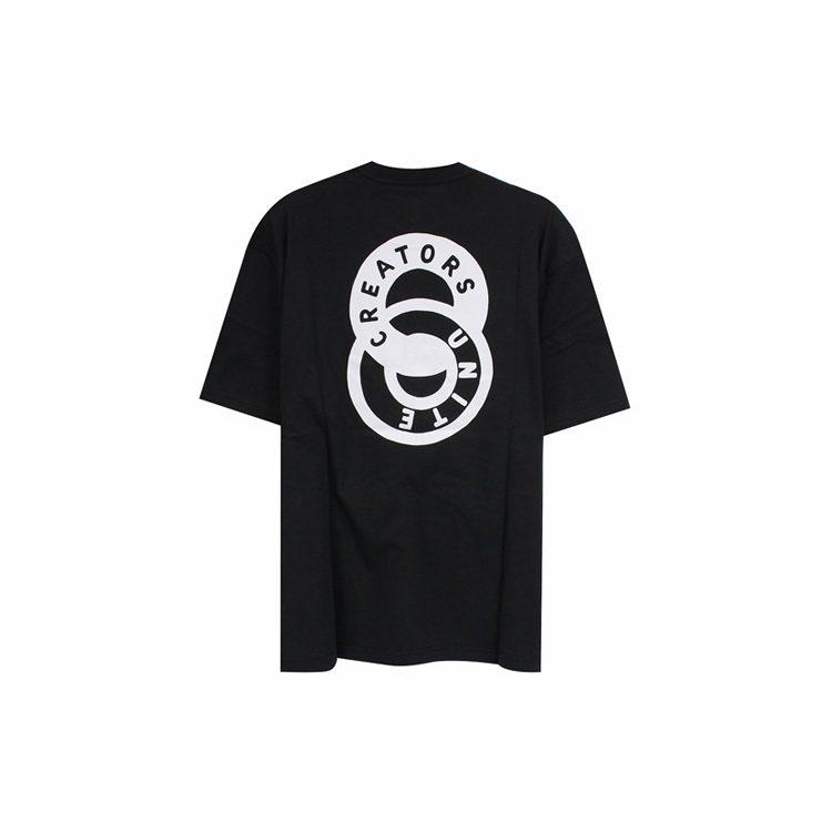 Adidas T Shirts Men's Black Crew Neck Moderate Straight Fit ED8292