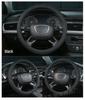 Breathable Leather Car Steering Wheel Protector Cover