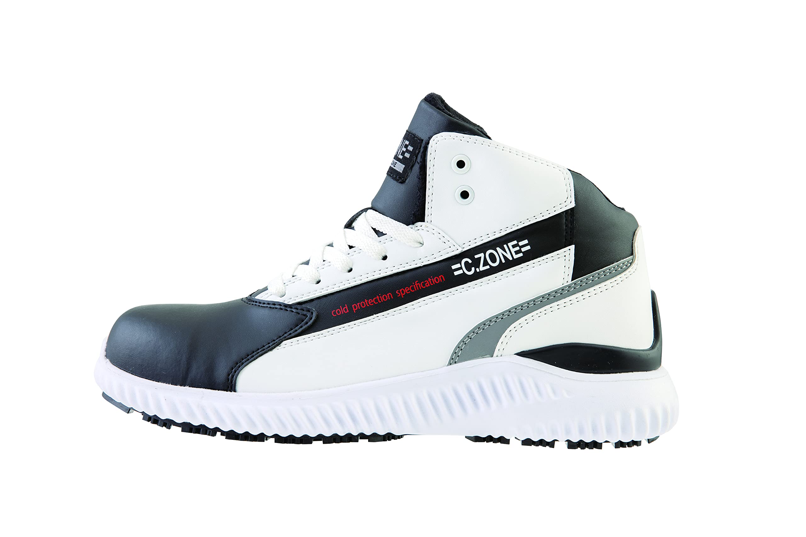 

Safety Shoes Work Shoes 85153 Cold Protection Safety Shoes Brushed Webbed Stabilizer White cm [Xebec] 28.5 cm~29.0