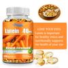 Lutein 40mg Kapseln, ein augenschützendes Vitaminpräparat, unterstützt die Augengesundheit und lindert Augenermüdung, 120 Kapseln.