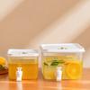 3/5L Cold Water Bucket with Spigot Beverage Drink Kettle Large Capacity Refrigerator Beverage Dispenser for Home Kitchen Office