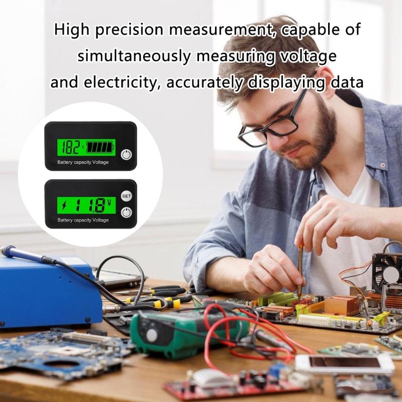 Accurate Ammeter Voltmeter With Energy Level Indicators, Essential Tool Suitable For Electrical Engineers And Hobbyists