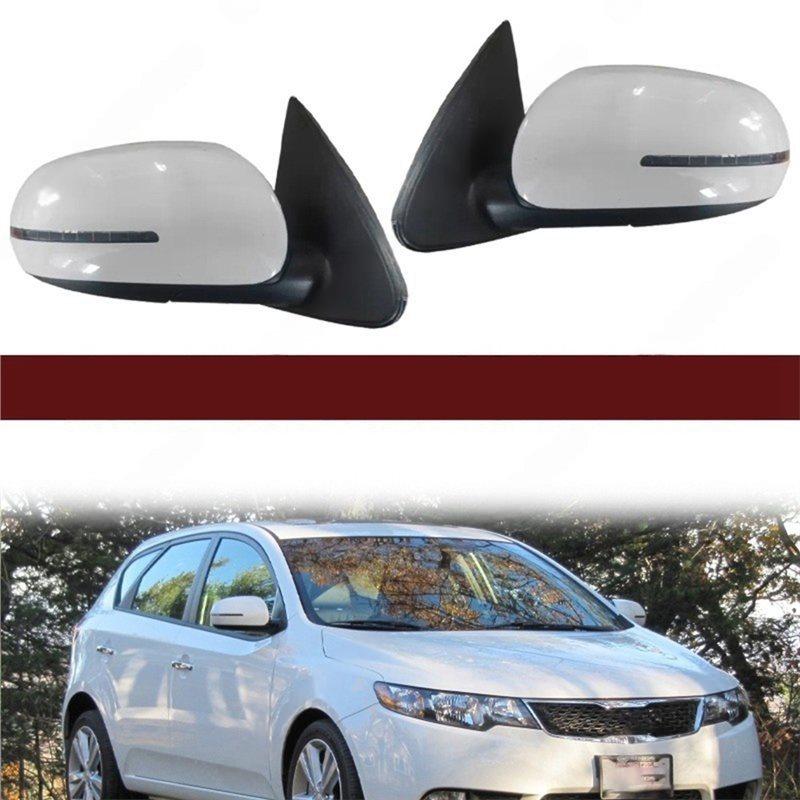 Rear View Mirror Assembly For Kia Forte 2011- 2014 Car Door Side Mirror Electric With Lamp Light Replacement Part