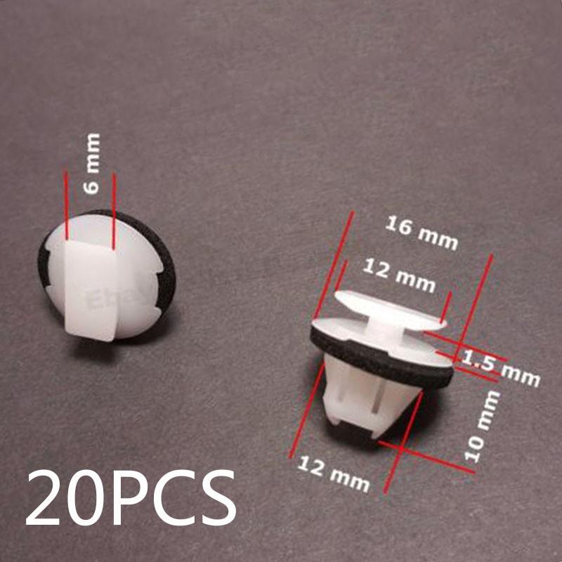 One 20 Pièces Nissan Juke Clip Bordure Kit pour Passage de Roue Garniture One 20 Pièces Nissan Juke Clip Bordure Kit pour Passage de Roue Garniture