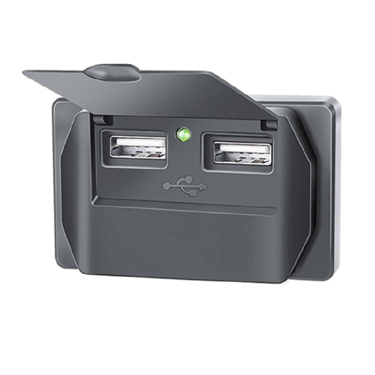 PD Type C QC3.0 USB Fast Charge Socket with Dust Cover LED Light Power Adapter