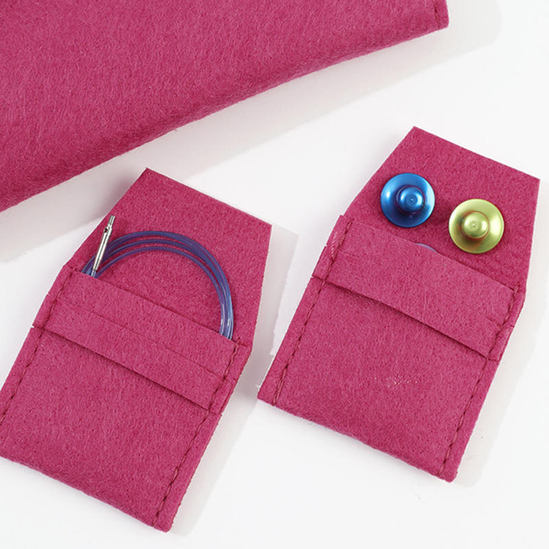 Mini Vilt Haak Breinaald Rond Breinaald Etui Opbergtas Draagbare Handtas Organizer voor Breigereedschap
