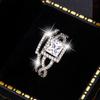 Luxury Full AAA Zircon Hot Selling Rings for Women Set High Quality AAA Boutique Jewelry for Wedding Party Jewelry