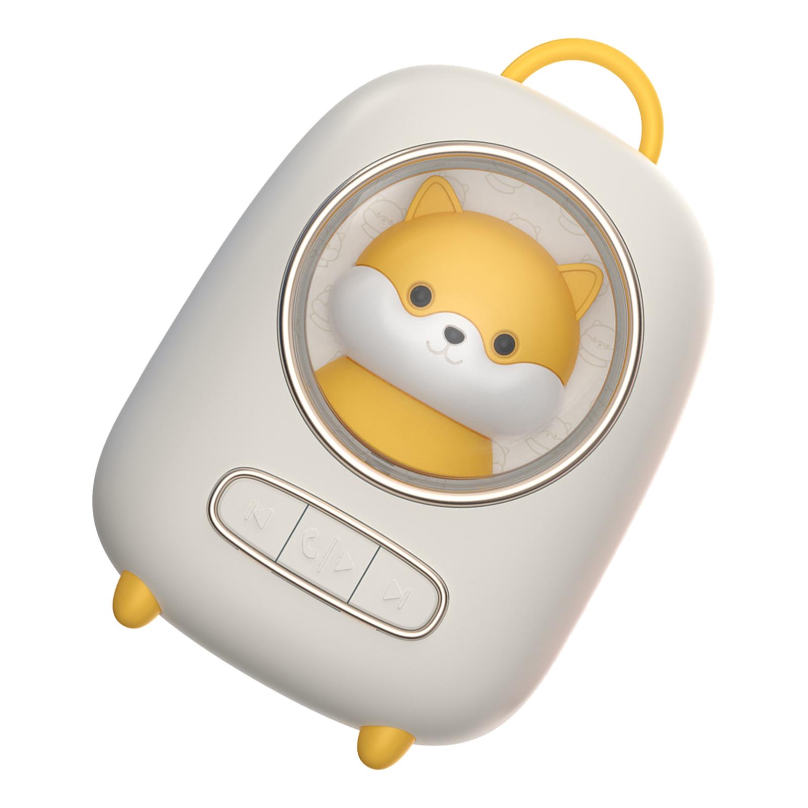 

Bluetooth Speaker Space Capsule Design Portable Wireless Cute Outdoor Speaker with Light White