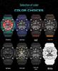 Sanda Dual Display Student Sports Watch - Multi-functional Chinese Style with Calendar