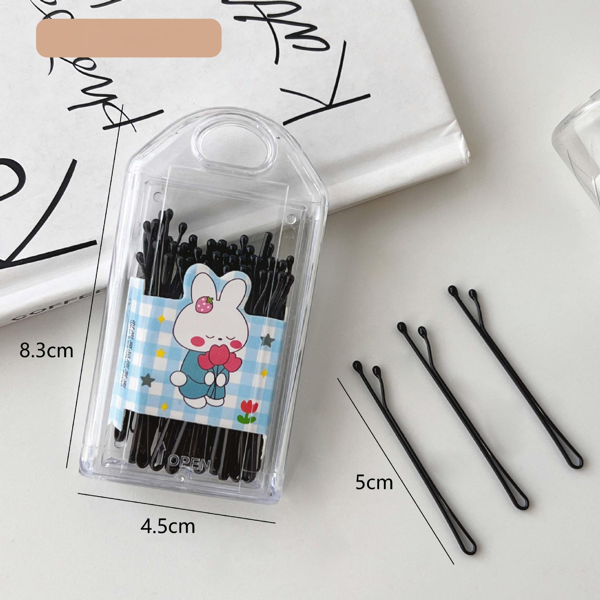 

30 шт./кор. черные прямые волнистые заколки для волос, корейские универсальные заколки для волос с челкой для детей, женские металлические заколки в штучной упаковке, заколка-заколка