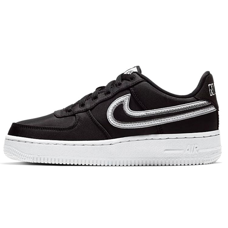 

New Nike Air Force 1 LV8 GS Low Top Kids Skateboarding Shoes Black White Gray Teenagers CD7405-001 36