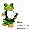 New Resin Frog Band Figurine - Creative Garden Decoration for The Courtyard - Cute Animal Handicraft