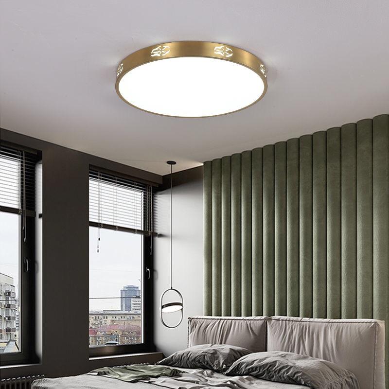Gold Modern Minimalist Ultra-Thin Nordic LED Ceiling Light for Bedroom
