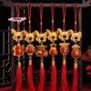 1/10Pcs 2026 Year of the Horse Wall Hanging Car Ornament 3D Horse Lantern Red Gold Pendant Chinese New Year Lucky Decor Gifts