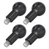Plastic 17mm Ball Head Adapters 4pcs Feature 1/4 Inch Screw for 360 Degree Rotation Photography and Vehicle Use