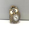 Cartoon Damen Mann Eule Taschenuhr Niedliche Mini Antik Bronze Farbe Quarz Halskette Taschenuhr Zum Verschenken Familie Geburtstagsgeschenk