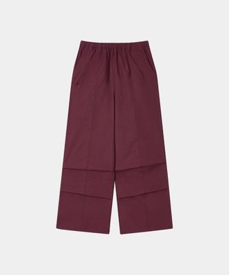 HEISAN Daily Parachute Pants Burgundy
