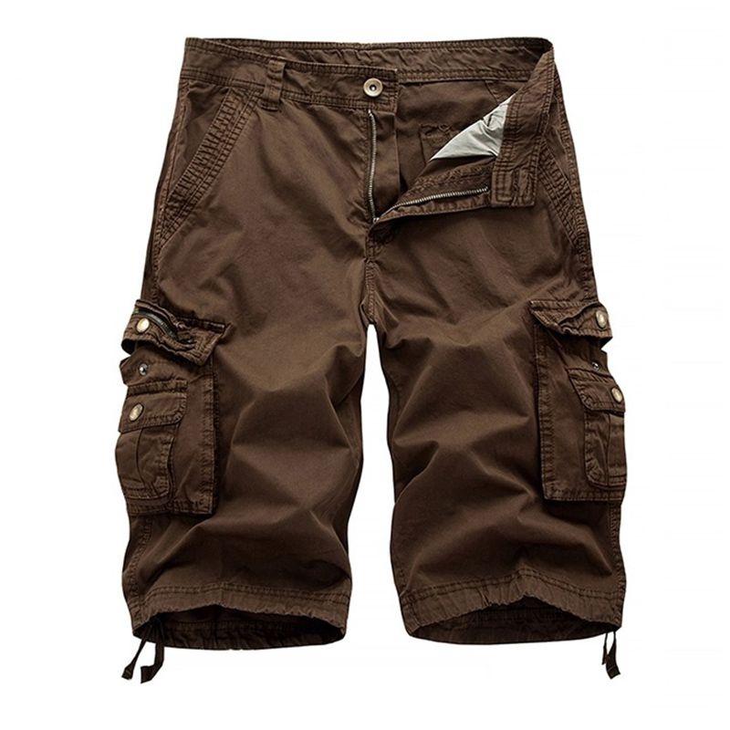 Stylish Men's Military Combat Hiking Cargo Shorts With Multiple Functional Pockets
