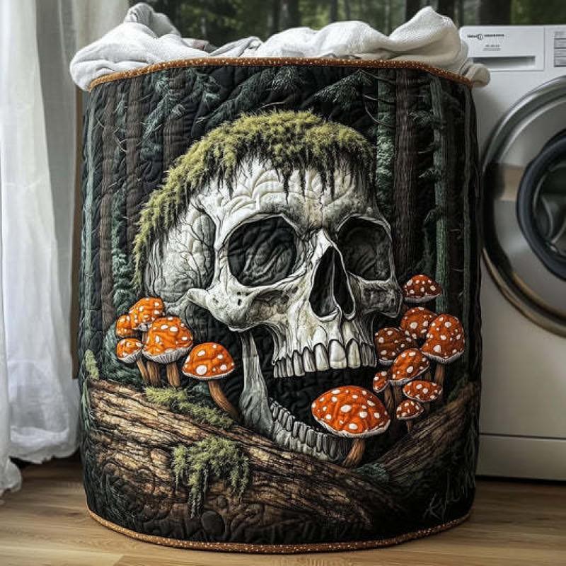 Quilted Laundry Basket Storage Organizer Dirty Clothes Home Closet Organization