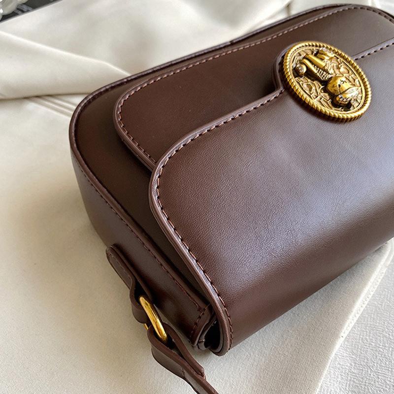 Нова невелика сумка під пахвами 2024 року, проста та модна сумка-багет, висококласна ретро-сумка через плече на одне плече