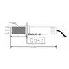 Industrial Non-contact Online Infrared Thermodetector Probe High Temperature Infrared Temperature Sensor Transmitter 4-20ma